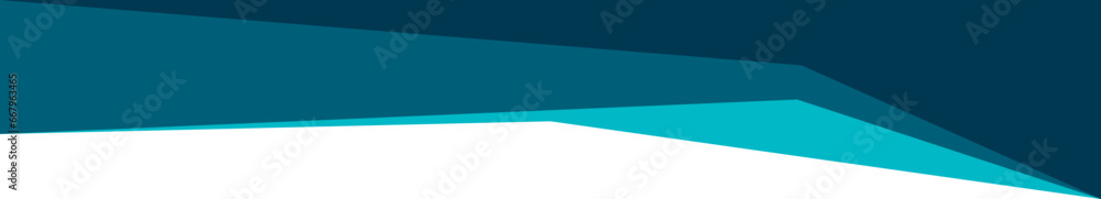 Blue Abstract Geometric Header Border Isolated Vector Blue Abstract Geometric Header Border Isolated Vector