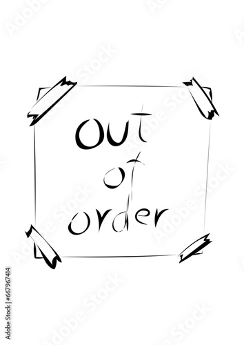 Out of order