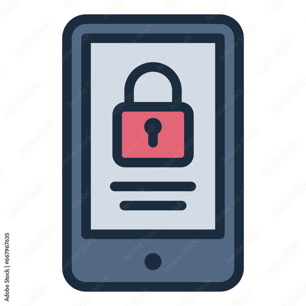 Phone color filled line icon Phone color filled line icon