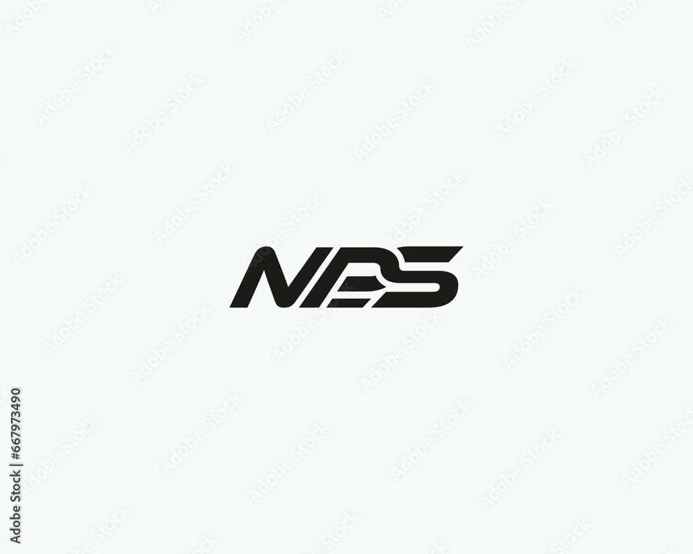  NPS Creative Letter Logo Design