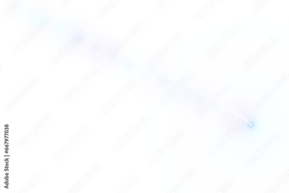 Obraz premium Digital png illustration of light spots on transparent background