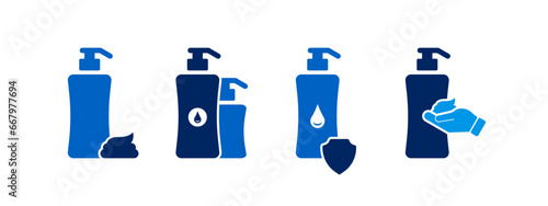 lotion icon vector illustration. colorful body lotion concept.