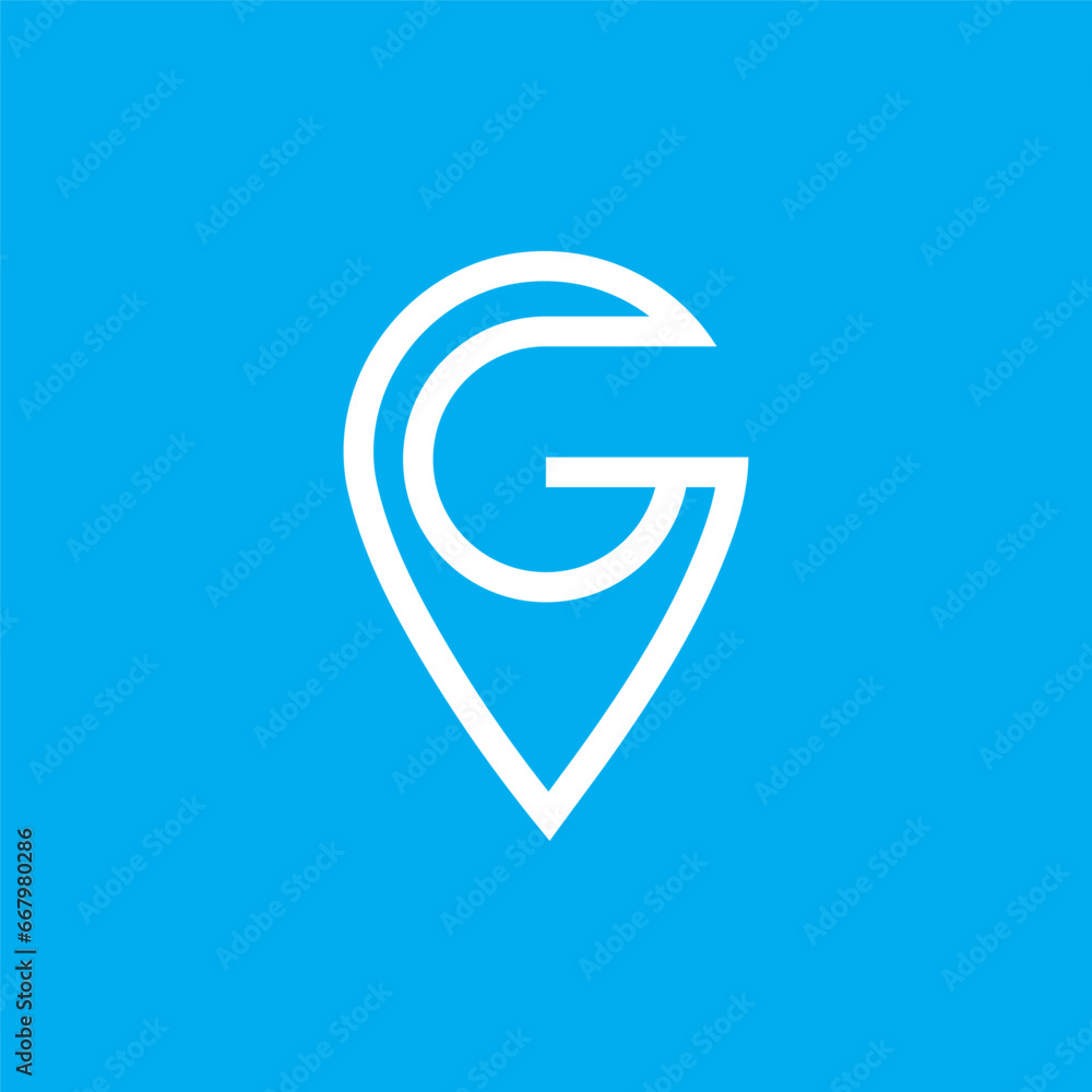 Map pin location icon logo design Map pin location icon logo design