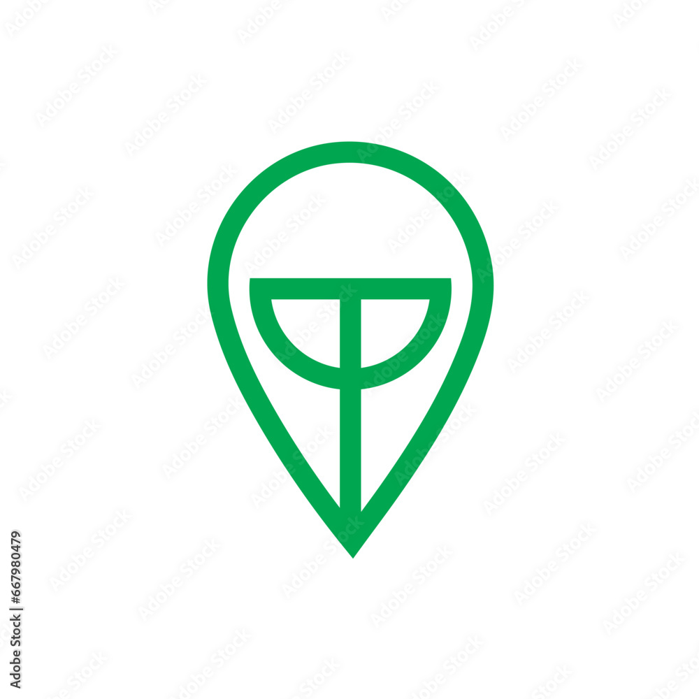 Map pin location icon logo design Map pin location icon logo design