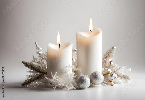 christmas decoration with candle, christmas decoration with candles, christmas candle and decorations