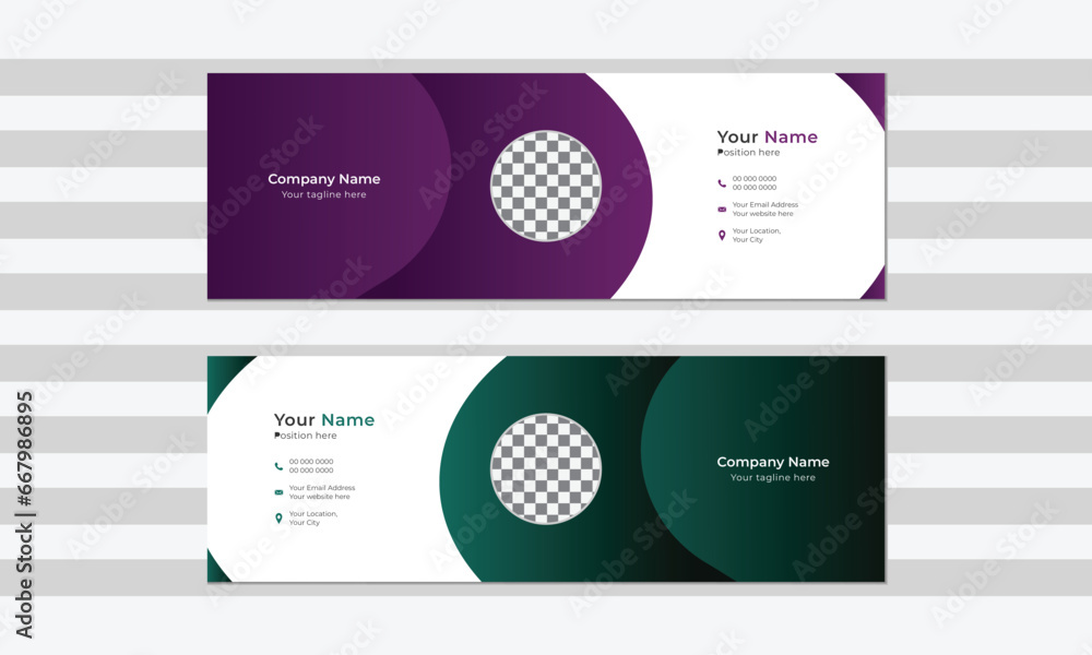Email signature corporate design template. Email signature corporate design template.