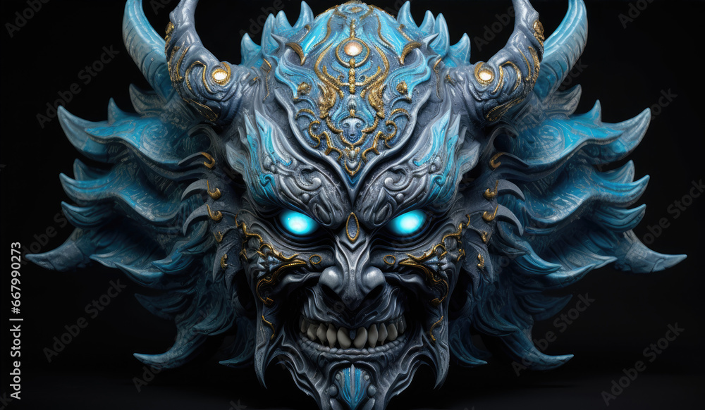 Blue dragon as a symbol of the new year 2024 Blue dragon as a symbol of the new year 2024
