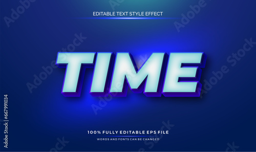 editable text style effect futuristic theme bright color. vector illustration template