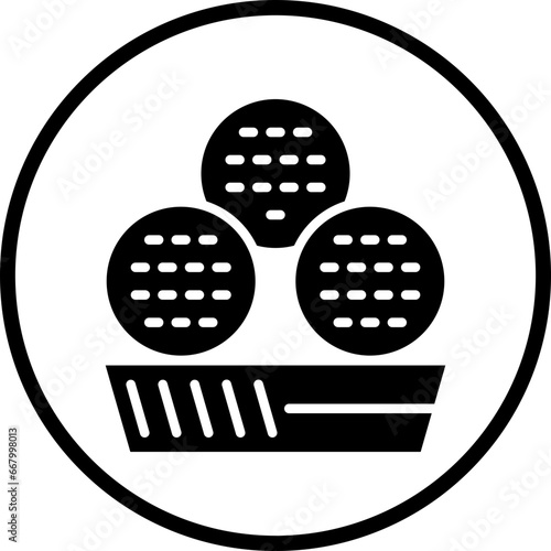 Vector Design Falafel Icon Style