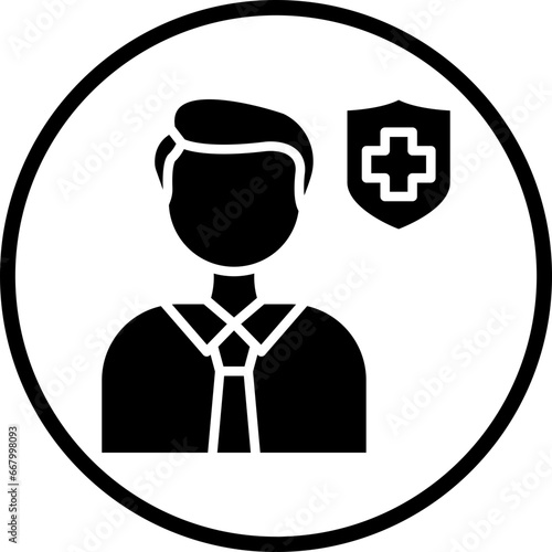 Vector Design Health Inspector Icon Style