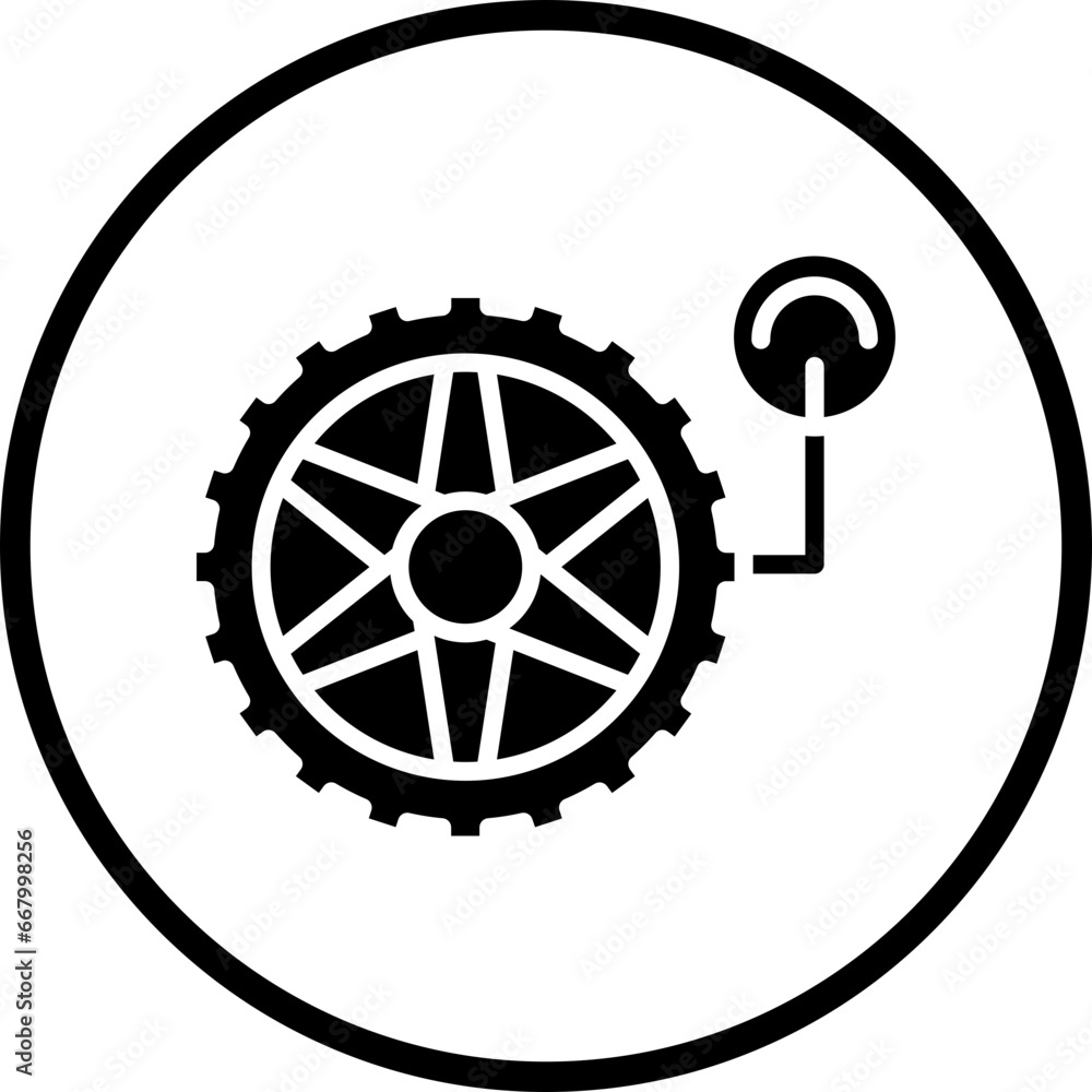 Obraz premium Vector Design Tire Maintenance Icon Style