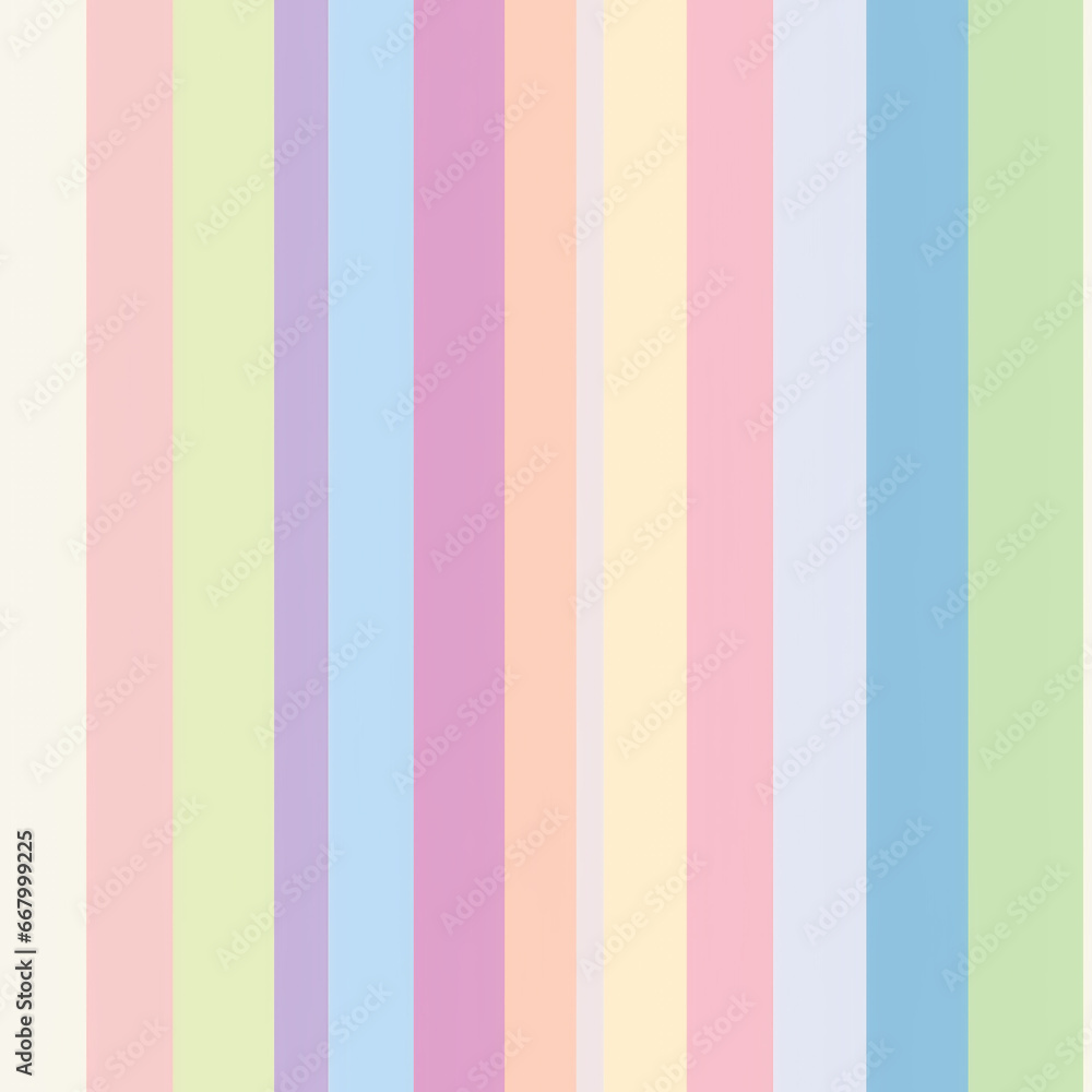 Pastel Rainbow Stripes Serene Seamless Pattern for Wallpaper, Fabric Pastel Rainbow Stripes Serene Seamless Pattern for Wallpaper, Fabric