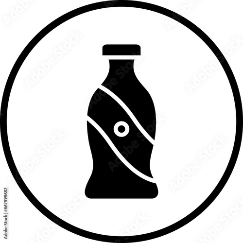 Vector Design Cola Bottle Icon Style