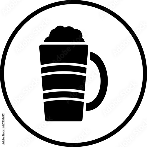 Vector Design Latte Macchiato Icon Style