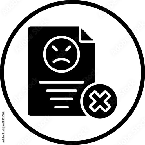 Vector Design Complaint Icon Style