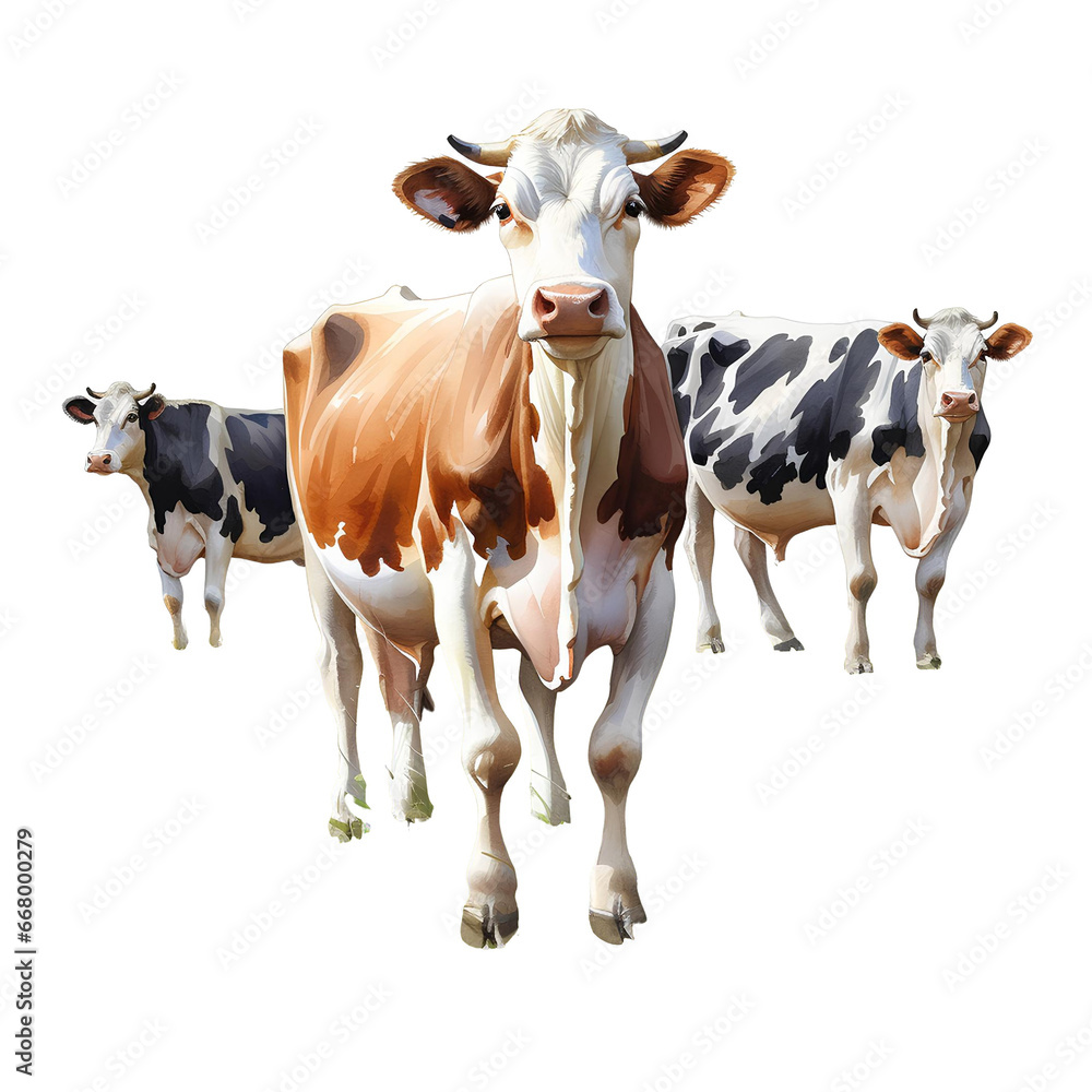 cows transparent background PNG