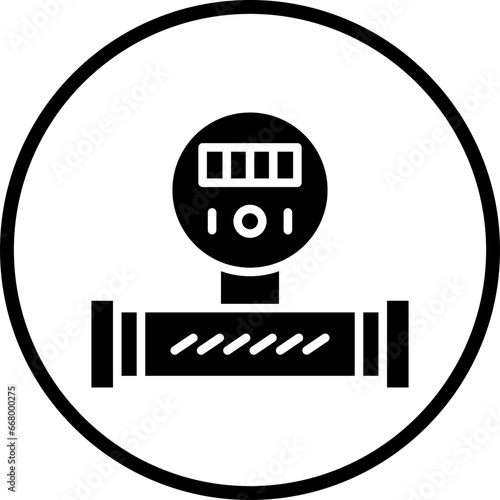Vector Design Water Meter Icon Style