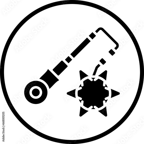 Vector Design Flail Icon Style