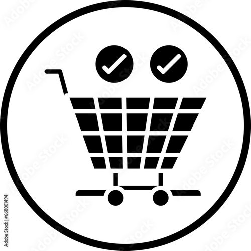Vector Design Checkout Icon Style