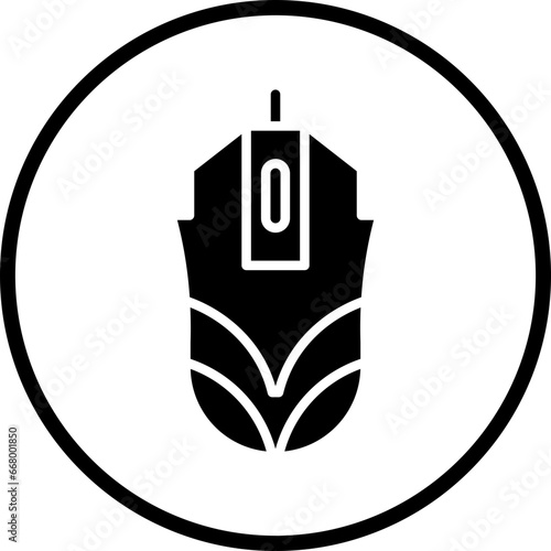 Vector Design Gaming Mouse Icon Style