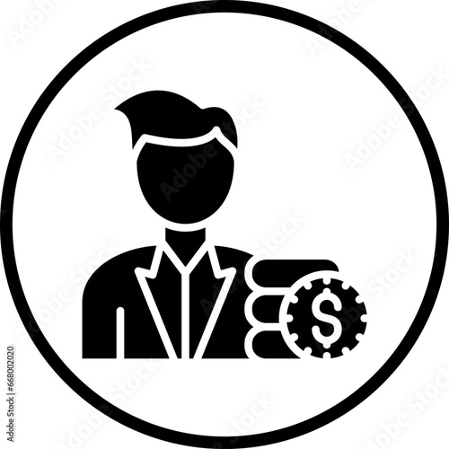 Vector Design Broker Dealer Icon Style