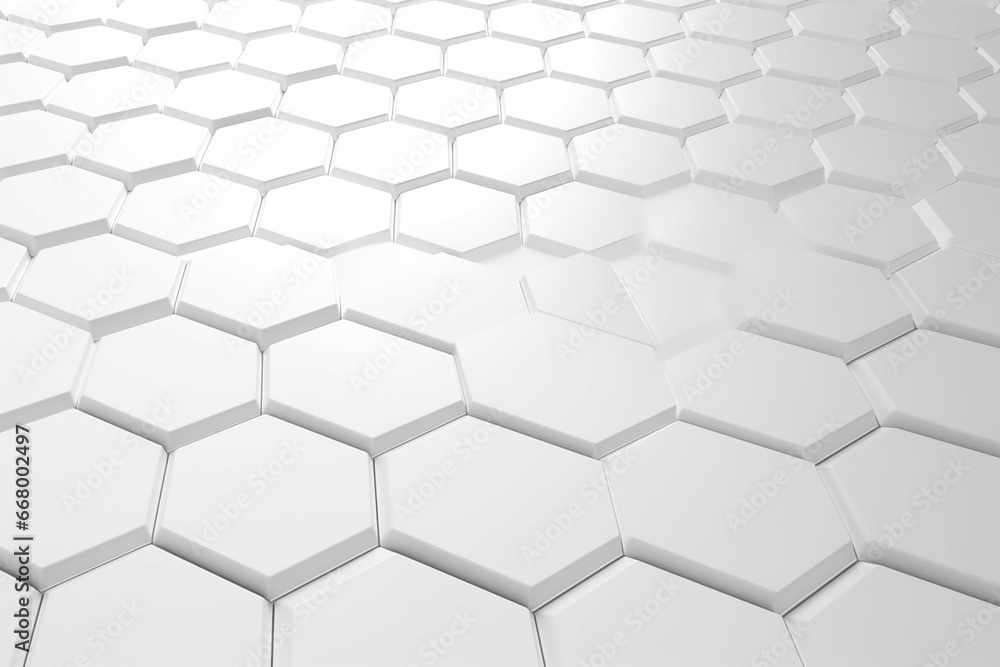 hexagonal white background with many different shapes hexagonal white background with many different shapes