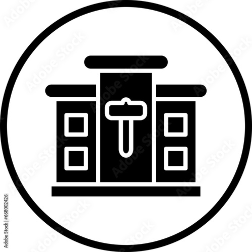 Vector Design Real Estate Auction Icon Style