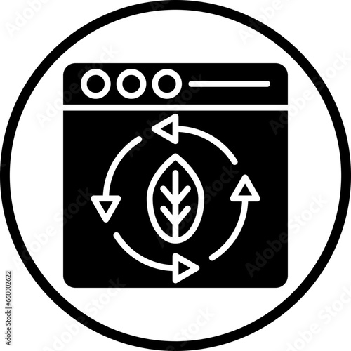 Vector Design Continuous Updating Icon Style