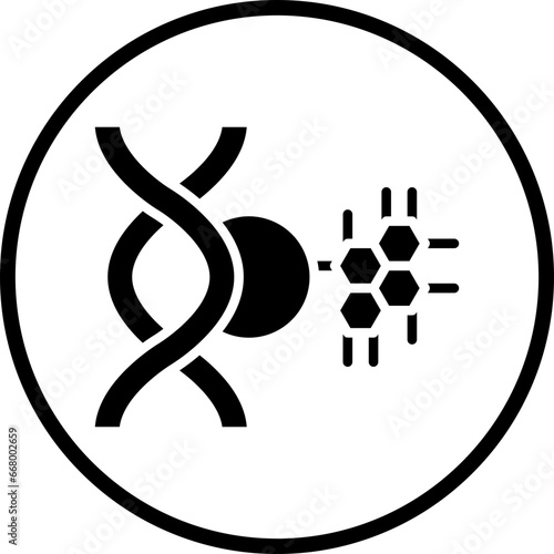 Vector Design Genetic Modification Icon Style