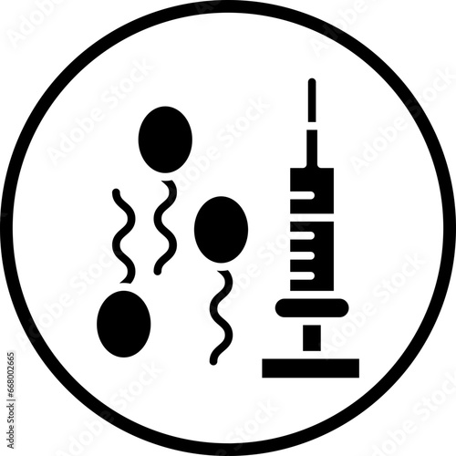 Vector Design In Vitro Fertilization Icon Style