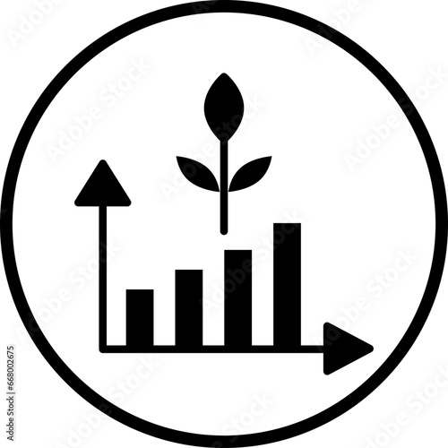 Vector Design Material Grown Icon Style