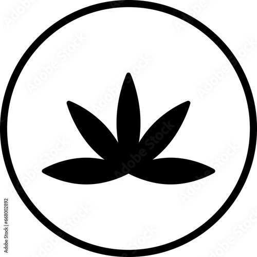 Vector Design Marijuana Icon Style