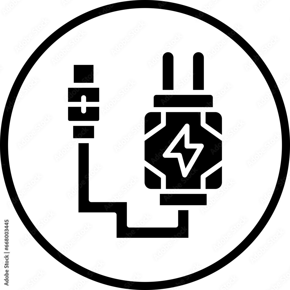 Obraz premium Vector Design Charger Icon Style