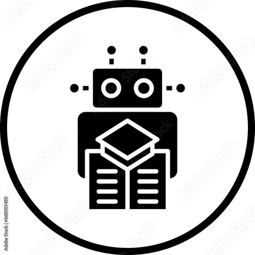 Vector Design Machine Learning Icon Style