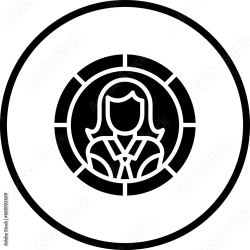 Vector Design Headhunting Icon Style