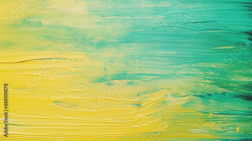 Closeup of abstract rough green and yellow colorful multi colored