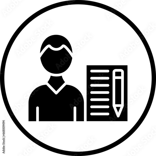 Copywriter Icon Style