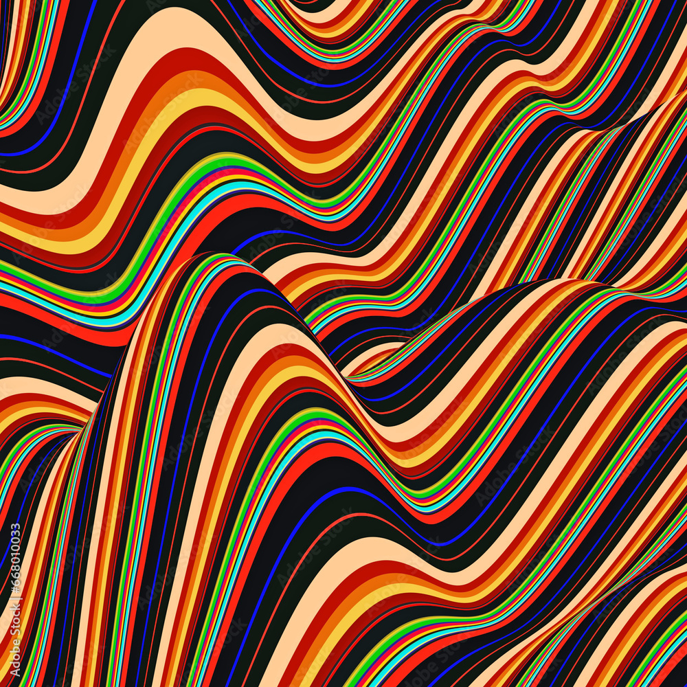 Abstract Wave Pattern, colored background Abstract Wave Pattern, colored background
