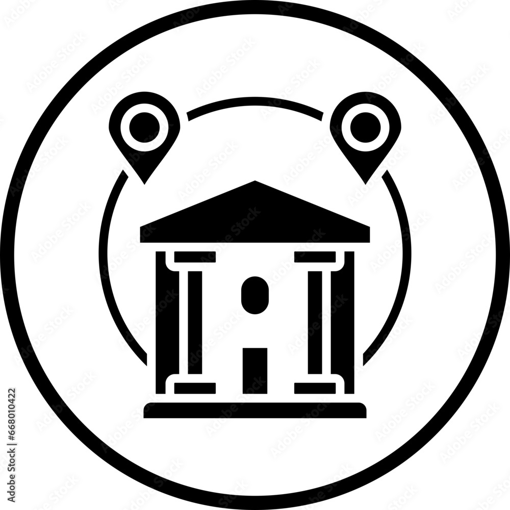 Branch Network Icon Style Branch Network Icon Style