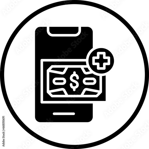 Prepaid Top Up Icon Style