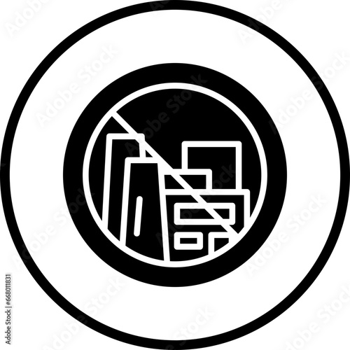 No Fossil Fuels Icon Style