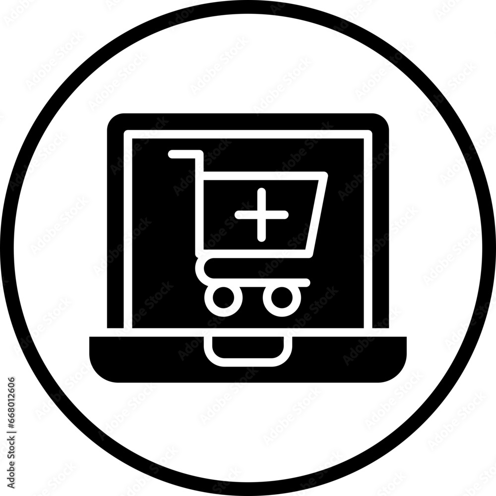 Medical Ecommerce Icon Style Medical Ecommerce Icon Style