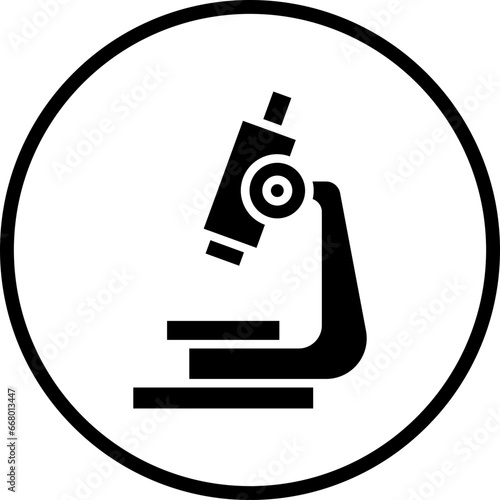 Microscope Icon Style