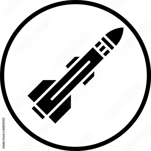 Missile Icon Style © designing ocean