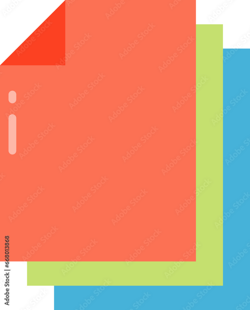 Fototapeta premium Paper icon