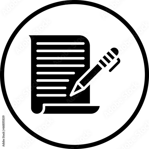 Copywriter Icon Style