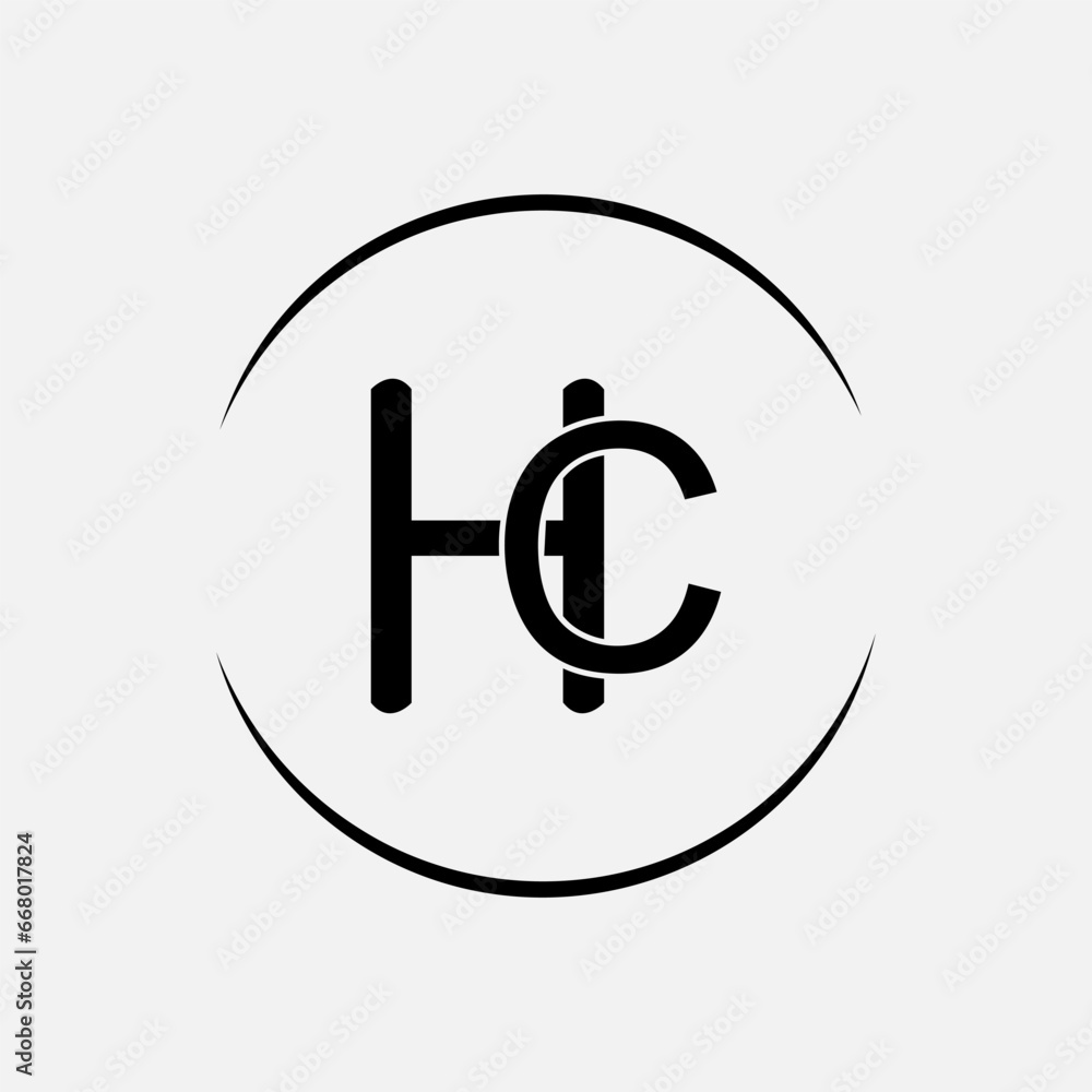 creative and unique HC letter logo for business company creative and unique HC letter logo for business company