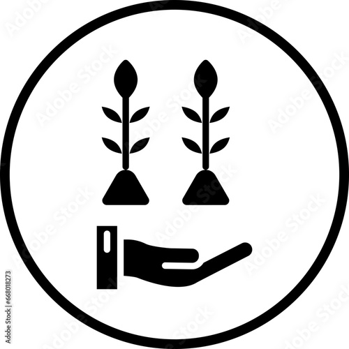 Save Plants Icon Style