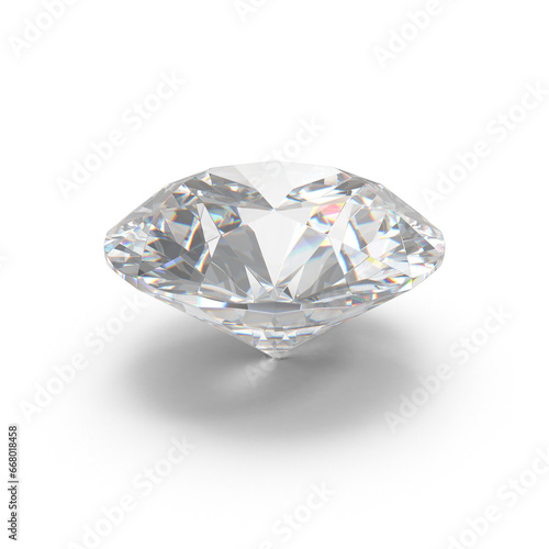 Round Cut Diamond PNG