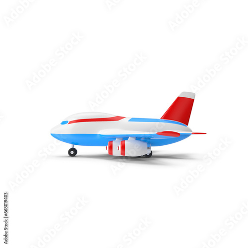 Turbofan Aircraft Scale Model PNG